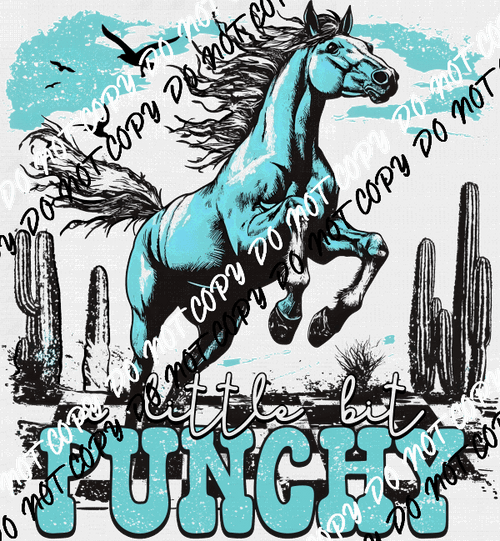 A Little Bit Punchy DTF Transfer - We Print U Press DTF Transfers