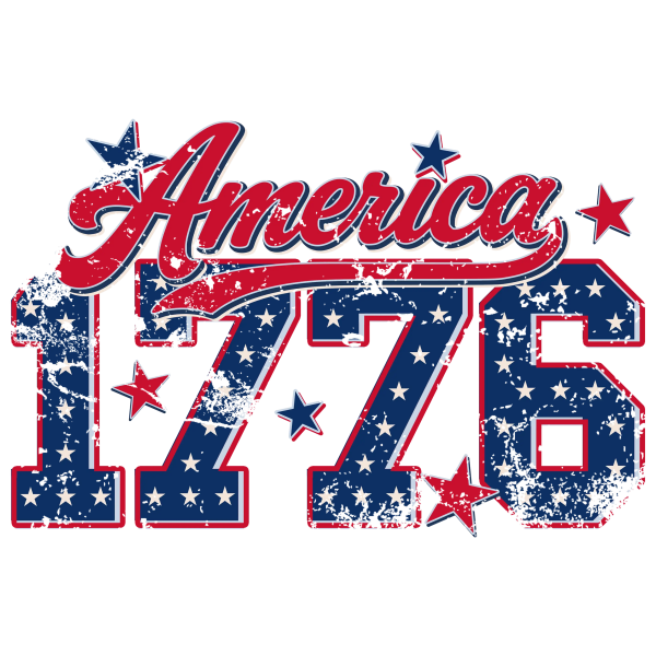 America 1776 Patriotic DTF Transfer - RTP DTF Transfer