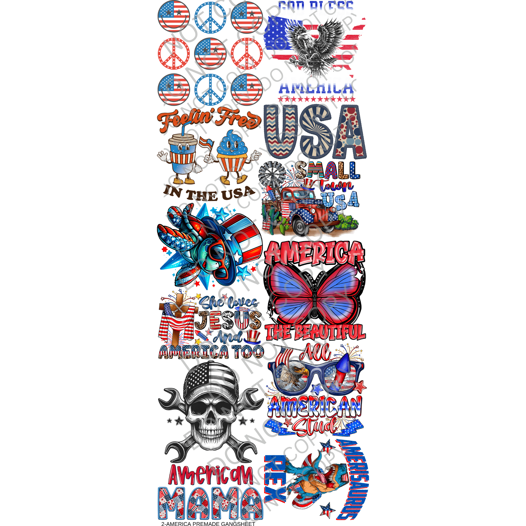 America 2 Premade Bundle 60