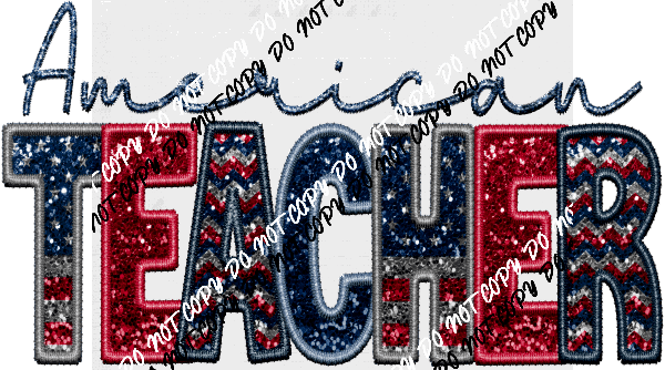 American Female Family Titles - DTF Transfer (See Title Options) - We Print U Press DTF Transfers