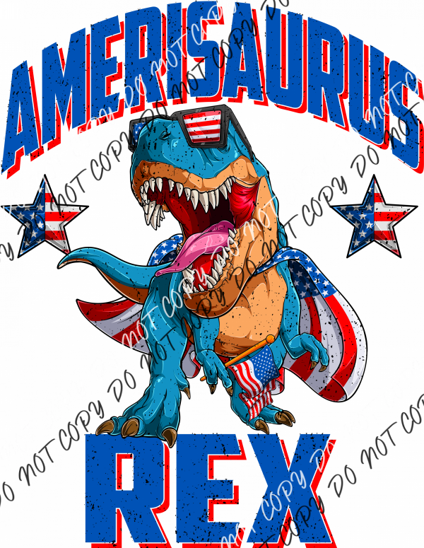 Amerisaurus Rex Dtf Transfer Rtp Transfers