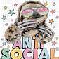 Antisocial Sloth Dtf Transfer