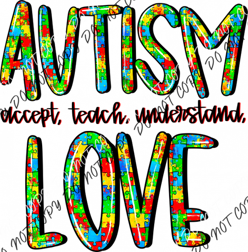 Autism Love Dtf Transfer Rtp Transfers