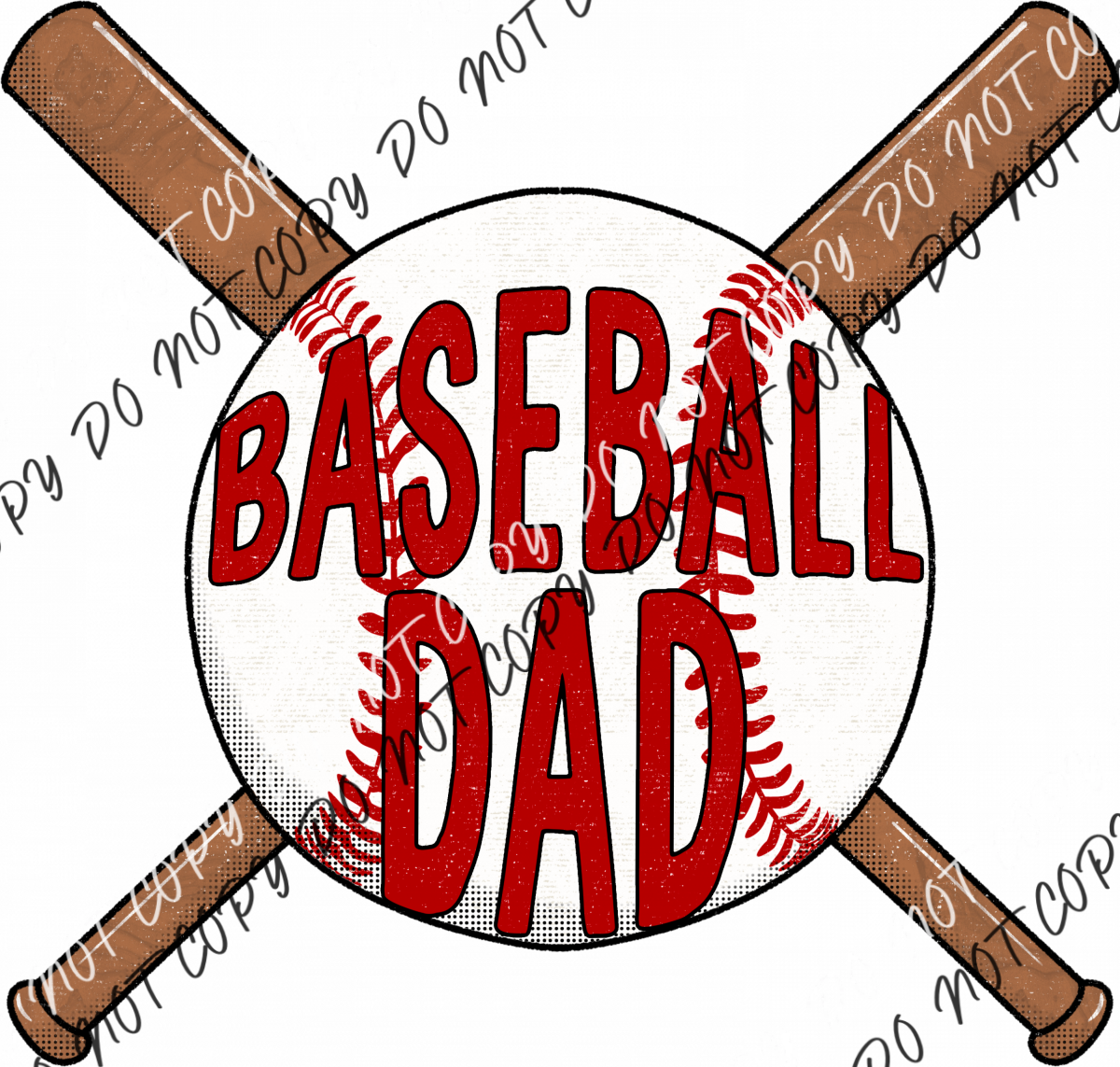 Baseball Dad Bats Dtf Transfer Rtp Transfers