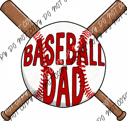 Baseball Dad Bats Dtf Transfer Rtp Transfers