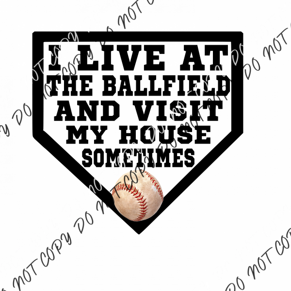 Baseball Fields Diamondl Dtf Transfer