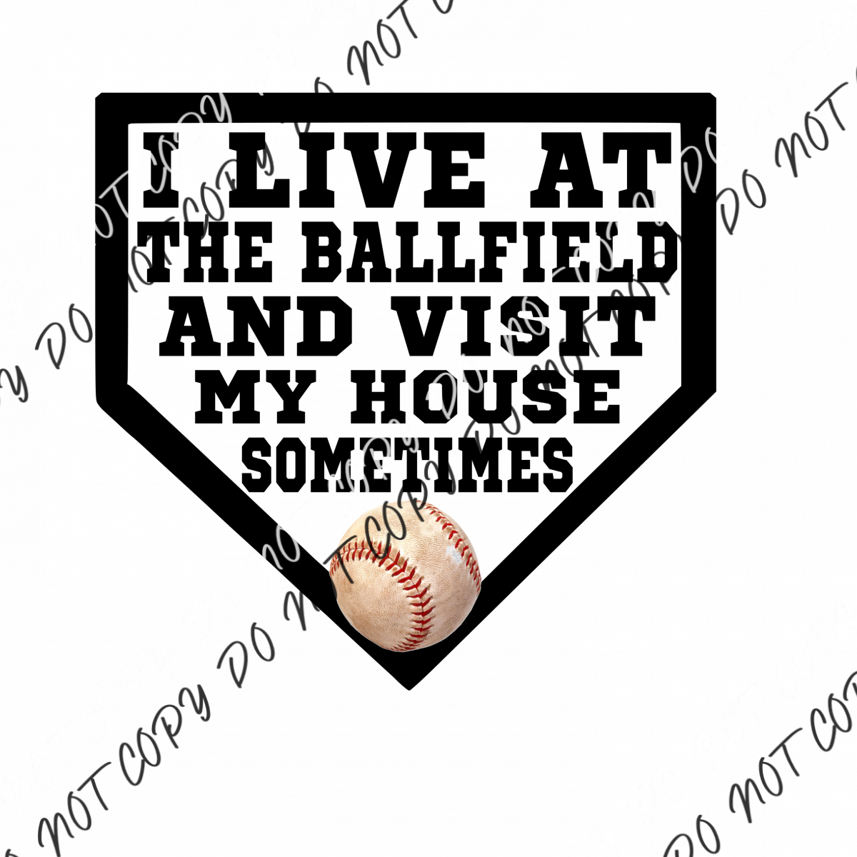 Baseball Fields Diamondl Dtf Transfer