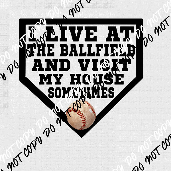 Baseball Fields Diamond DTF Transfer - We Print U Press DTF Transfers