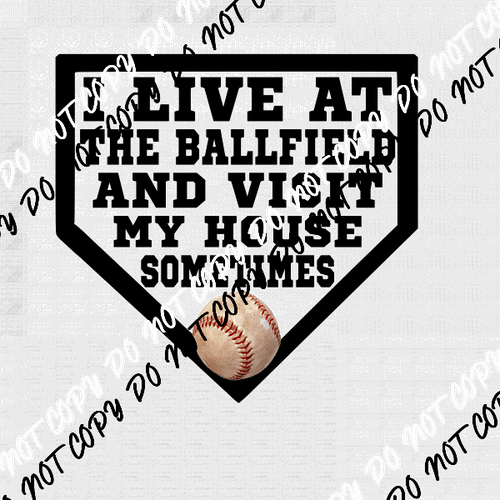 Baseball Fields Diamond DTF Transfer - We Print U Press DTF Transfers