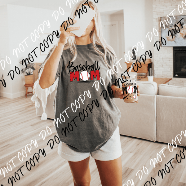 Baseball Mom DTF and UV Bundle - We Print U Press DTF Transfers