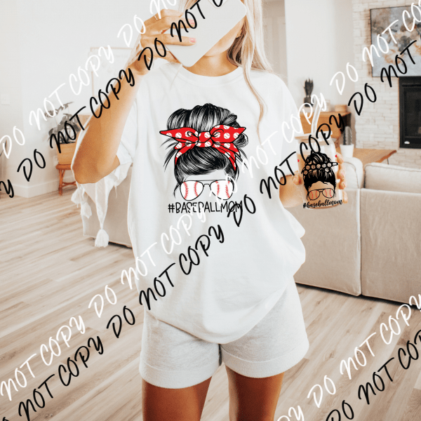 Baseball Mom DTF and UV Transfer Bundle - We Print U Press DTF Transfers