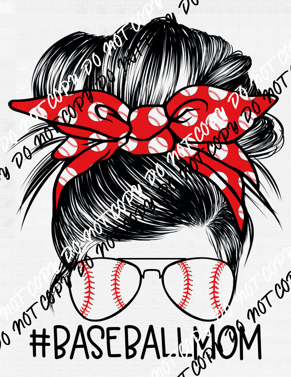 Baseball Mom DTF and UV Transfer Bundle - We Print U Press DTF Transfers