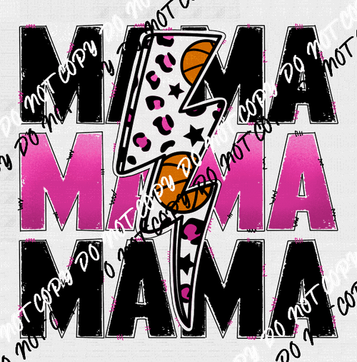 Basketball Mama Pink DTF Transfer - We Print U Press DTF Transfers