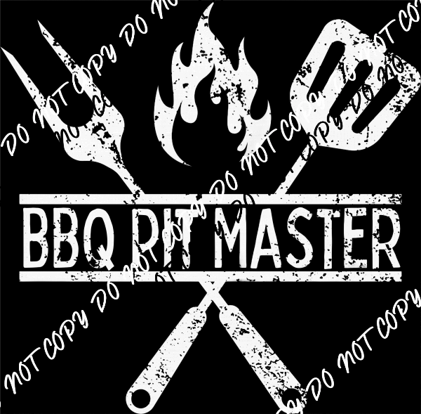 BBQ Pit Master Tools DTF Transfer - We Print U Press DTF Transfers