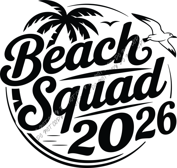 Beach Squad 2026 DTF Transfer RTP DTF Transfers