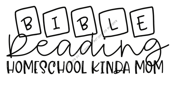 Bible Reading Home School Mom DTF Transfer RTP DTF Transfers