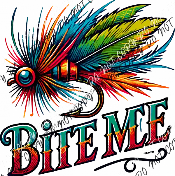bite me fishing lure I'm Retired Tie on a Bite Michigan Stinger Spoon Bite Me