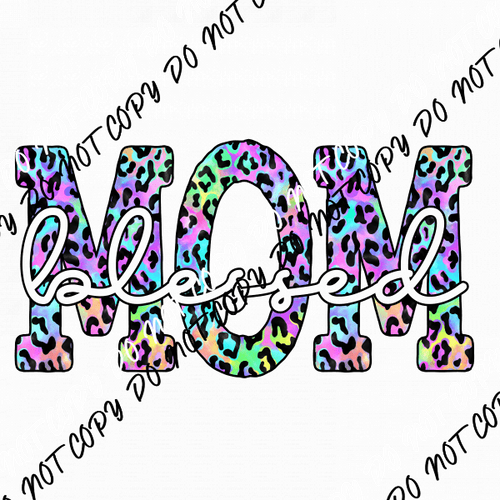 Blessed Mom DTF Transfer - We Print U Press DTF Transfers