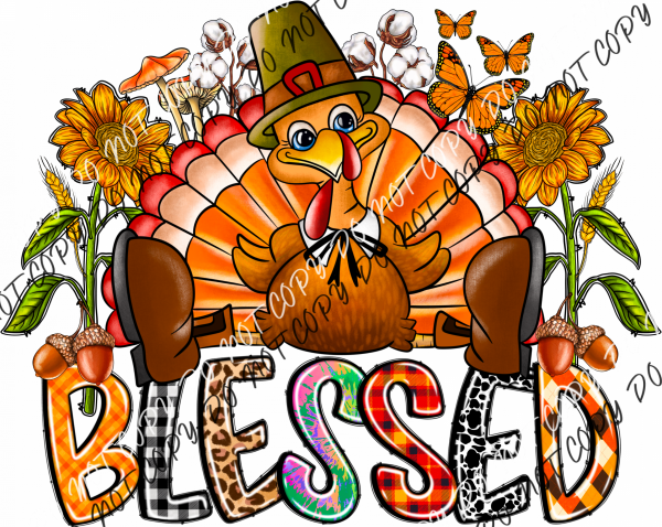 Blessed Turkey Dtf Transfer Rtp Transfers