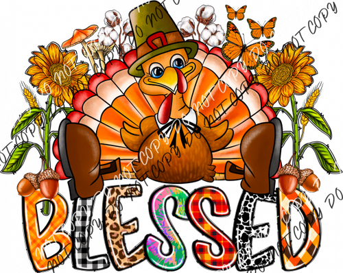 Blessed Turkey Dtf Transfer Rtp Transfers