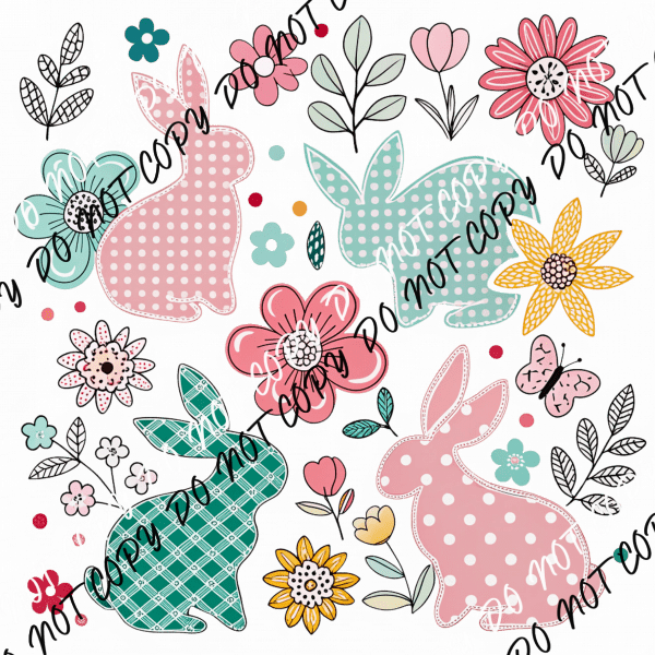 Boho Easter DTF Transfer - We Print U Press DTF Transfers