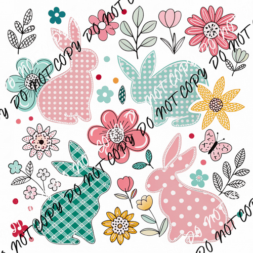 Boho Easter DTF Transfer - We Print U Press DTF Transfers