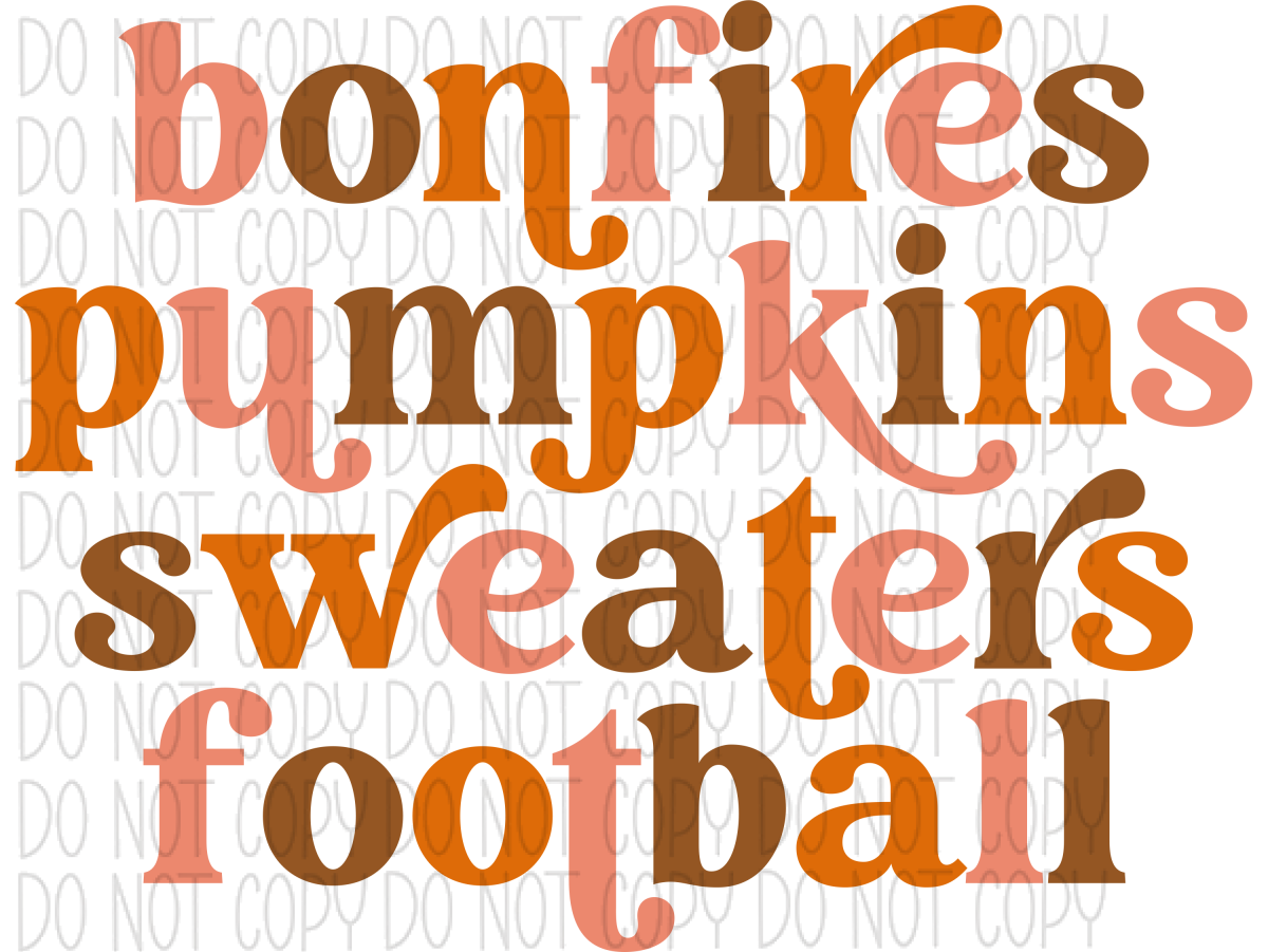 Bonfires Pumpkins Sweaters Football Dtf Transfer