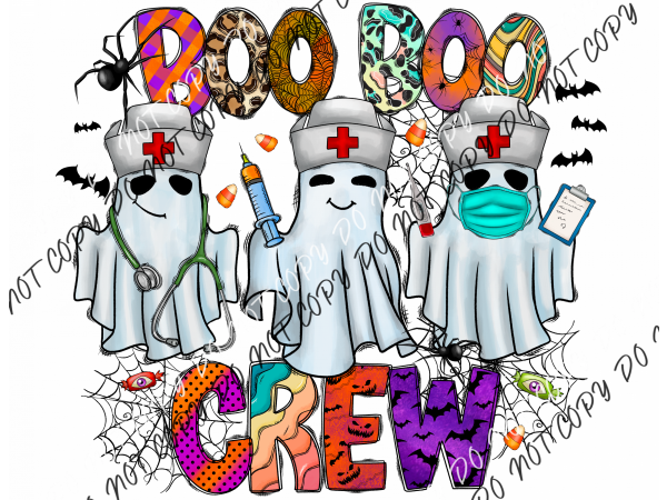 Boo Crew Dtf Transfer