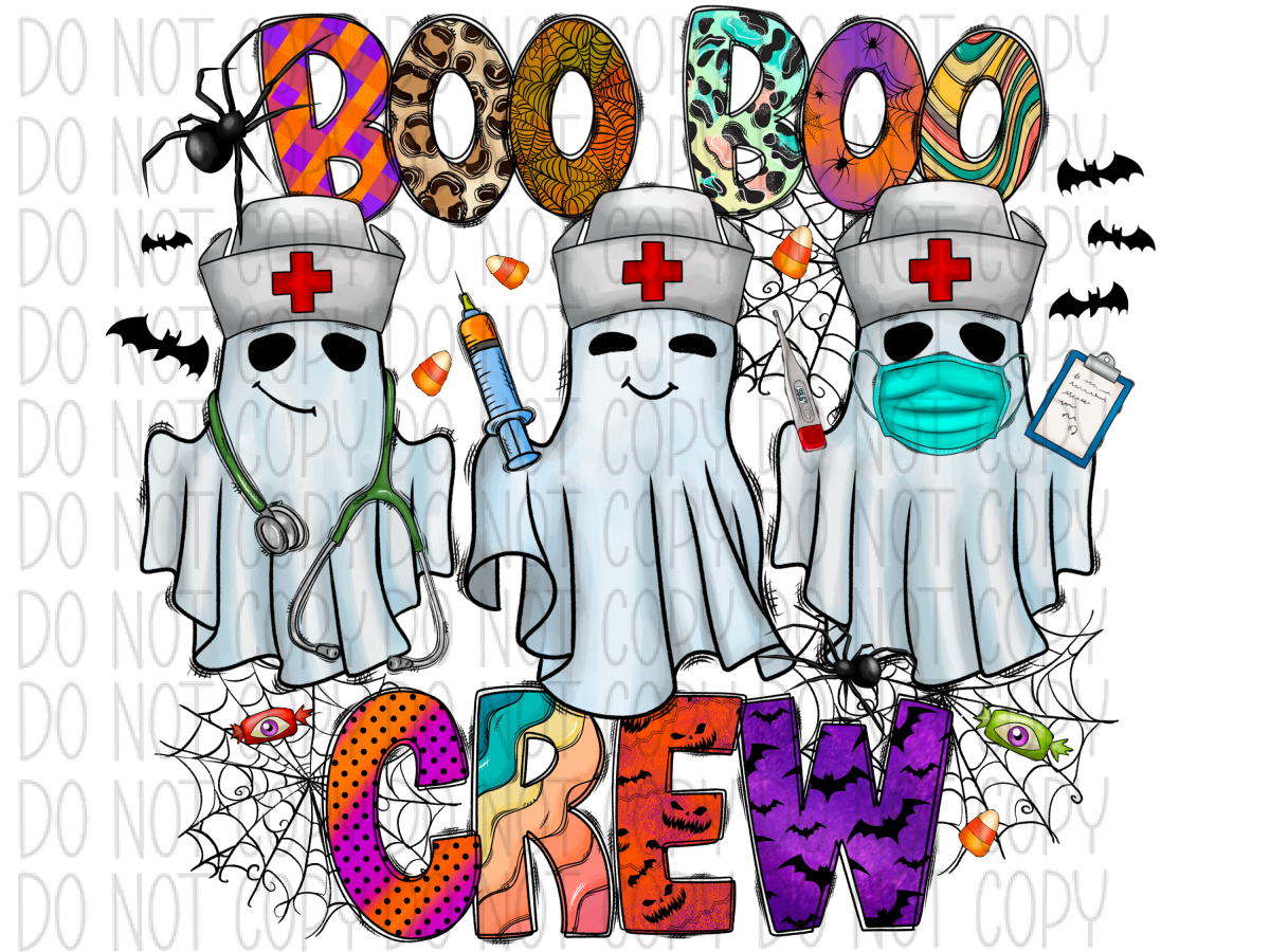 Boo Crew Dtf Transfer