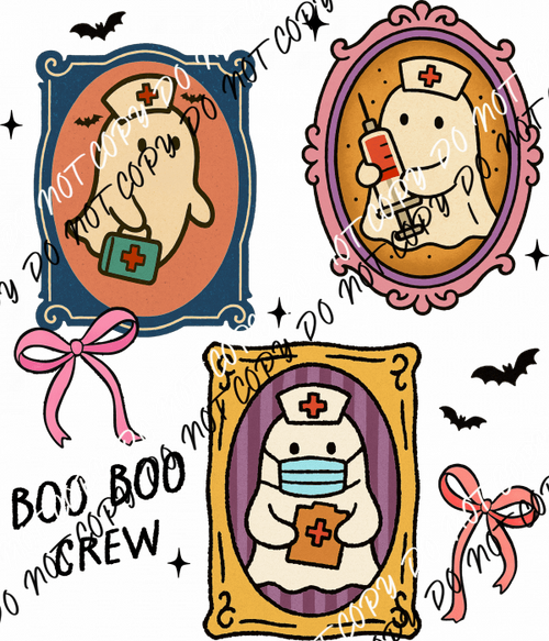 Boo Boo Crew DTF Transfer - We Print U Press DTF Transfers