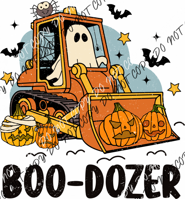 Boo-Dozer DTF Transfer RTP DTF Transfers