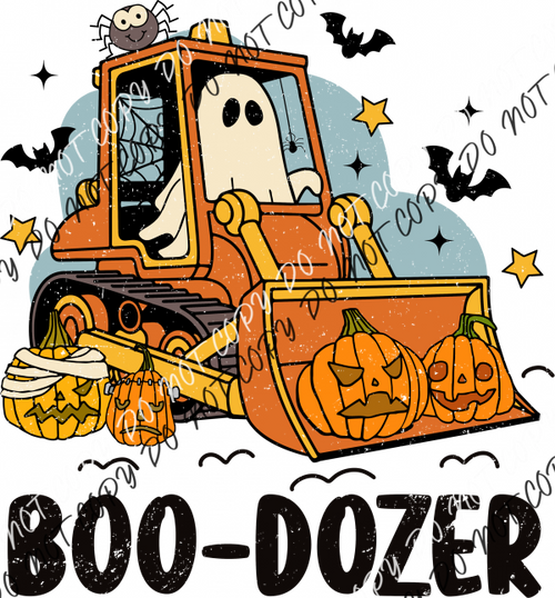 Boo-Dozer DTF Transfer RTP DTF Transfers