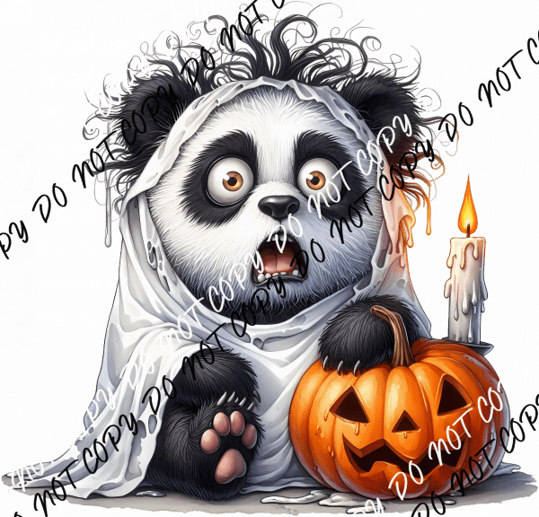 Boo Boo Panda DTF Transfer - We Print U Press DTF Transfers