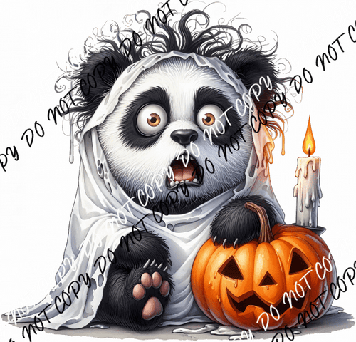 Boo Boo Panda DTF Transfer - We Print U Press DTF Transfers