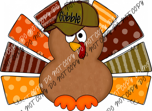 Boy Turkey With Cap Dtf Transfer Rtp Transfers