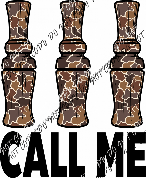 Call Duck Season DTF Transfer - We Print U Press DTF Transfers