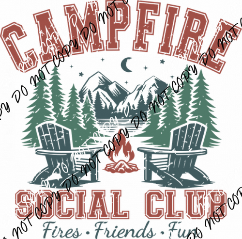 Campfire Social Club DTF Transfer - We Print U Press DTF Transfers