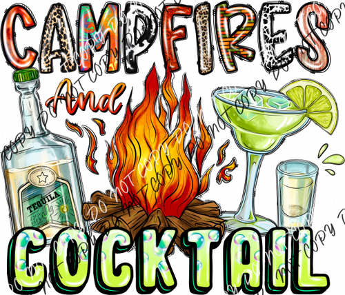 Campfires And Coctail Dtf Transfer Rtp Transfers