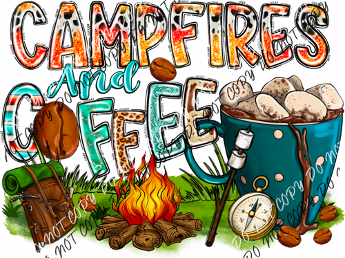 Campfires And Coffee Dtf Transfer Rtp Transfers