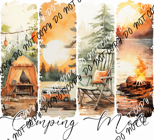 Camping Mode DTF Transfer - We Print U Press DTF Transfers