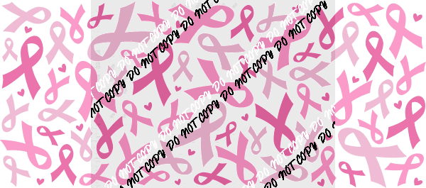 Cancer Ribbons UV Transfer for 16 oz Glass Can - We Print U Press DTF Transfers