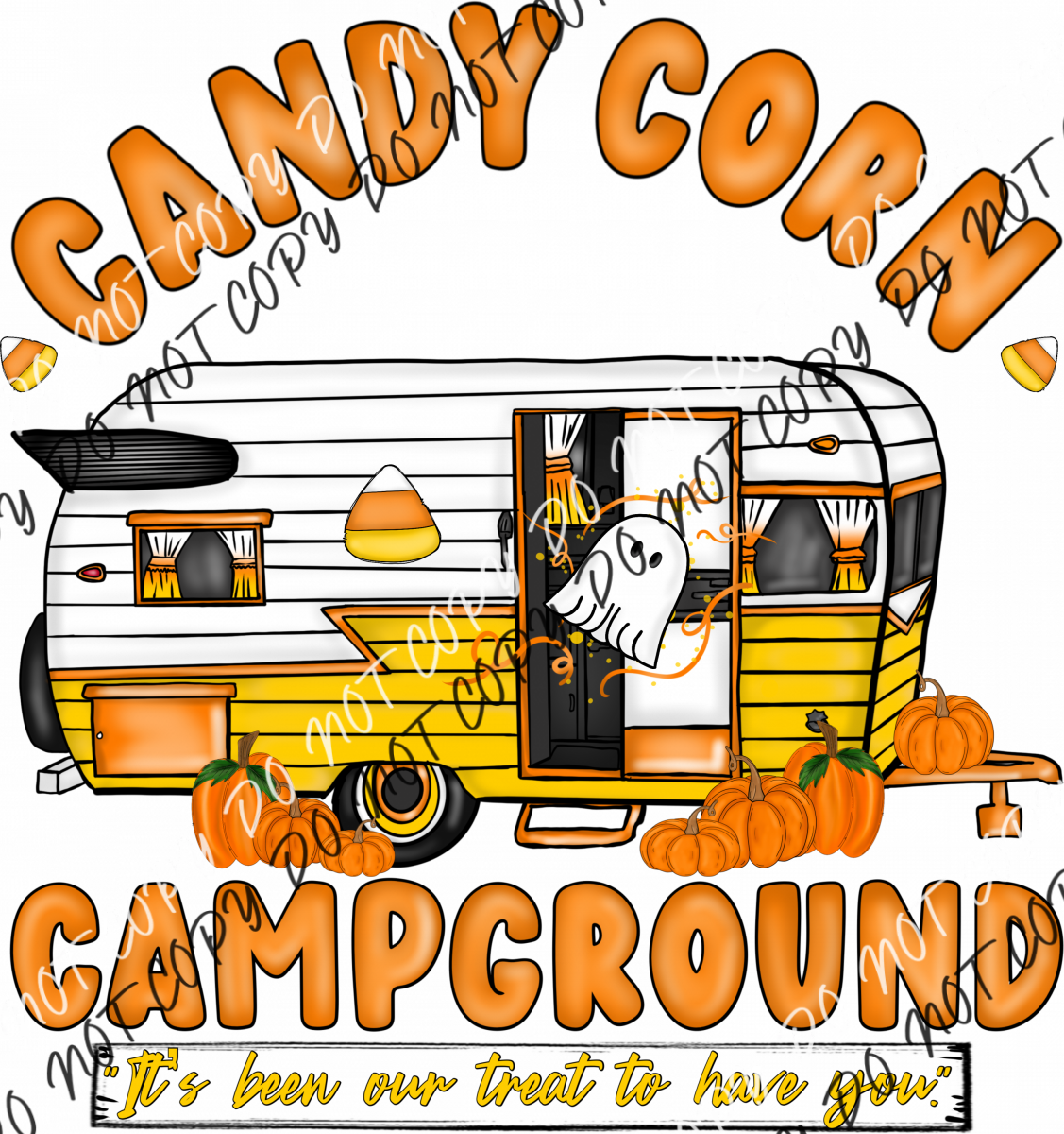 Candy Corn Campground Dtf Transfer Rtp Transfers