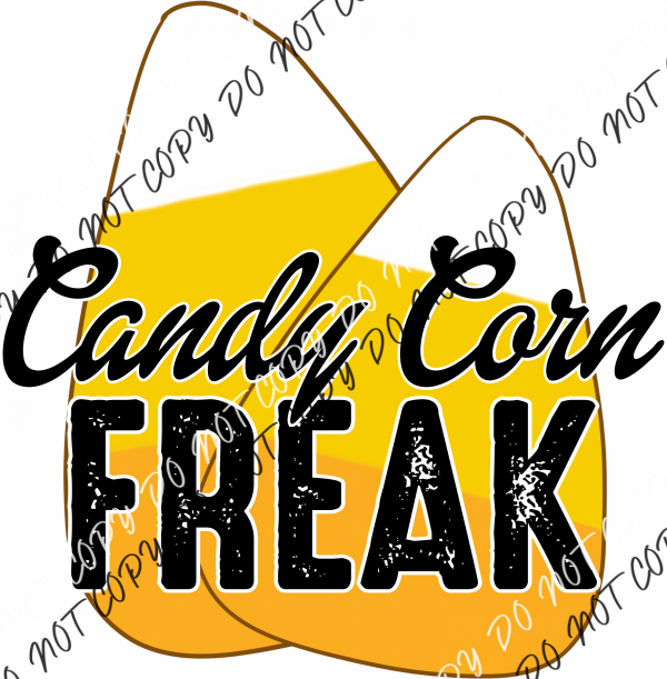 Candy Corn Freak Distressed Dtf Transfer Transfers