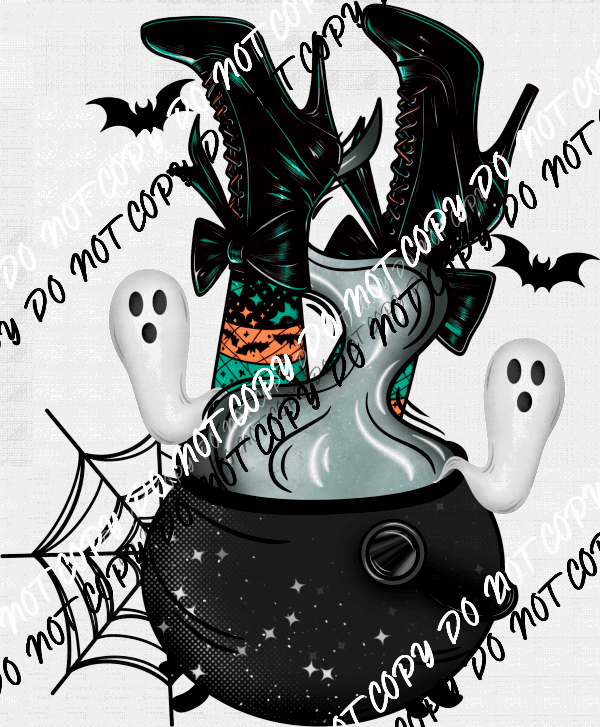 christmas-ghost-checkered-dtf-transfer