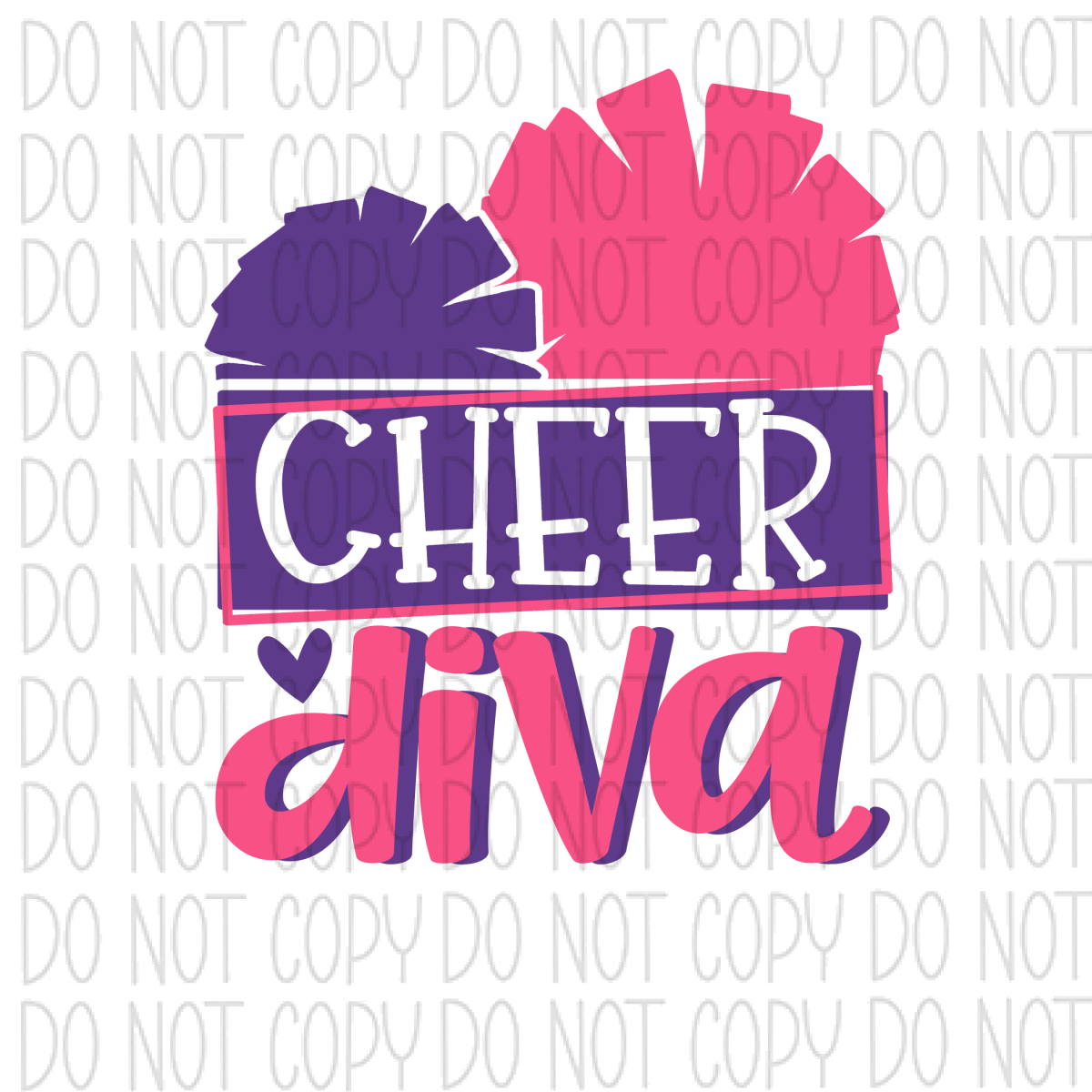 Cheer Diva Dtf Transfer