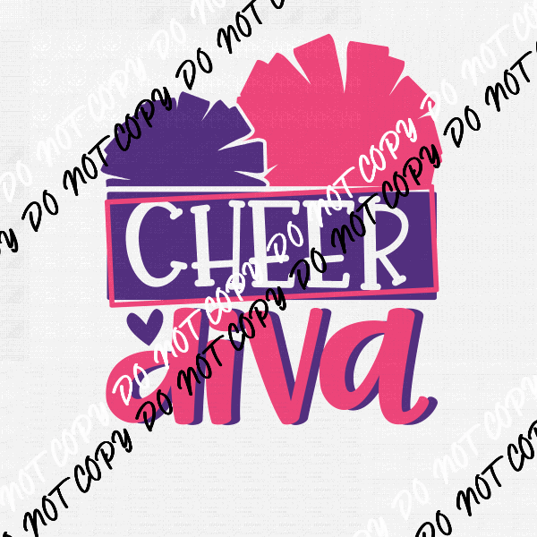 Cheer Diva DTF Transfer - We Print U Press DTF Transfers