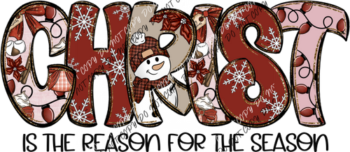 Christ is the Reason for the Season DTF Transfer RTP DTF Transfers