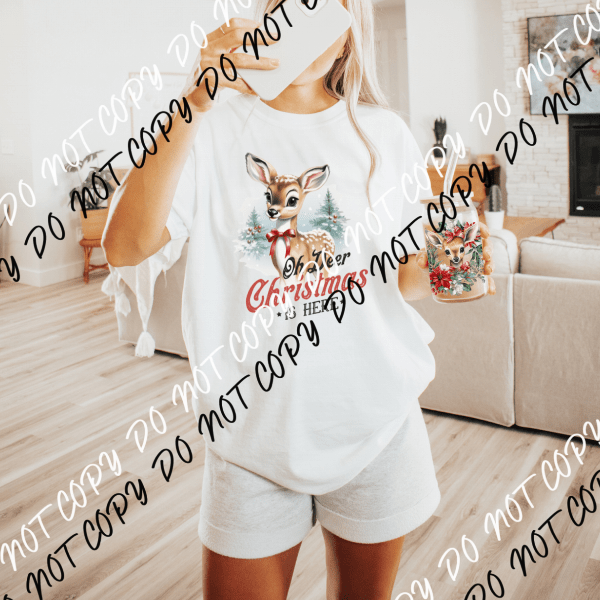 Christmas Deer DTF and UV Bundle - We Print U Press DTF Transfers