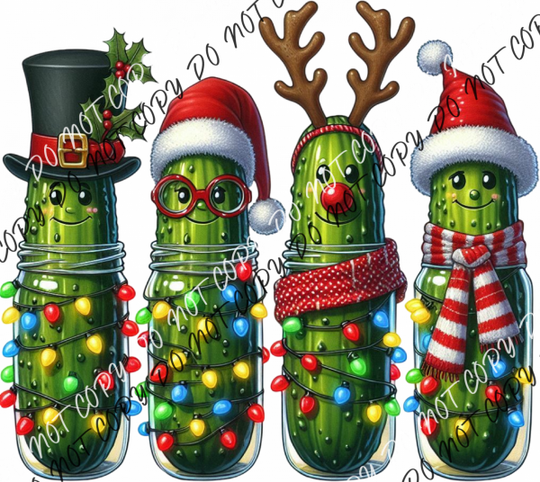 Christmas Pickles DTF Transfer RTP DTF Transfers