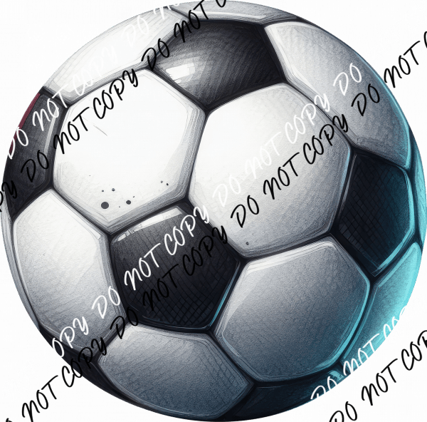 Classic Soccer Ball DTF Transfer - We Print U Press DTF Transfers